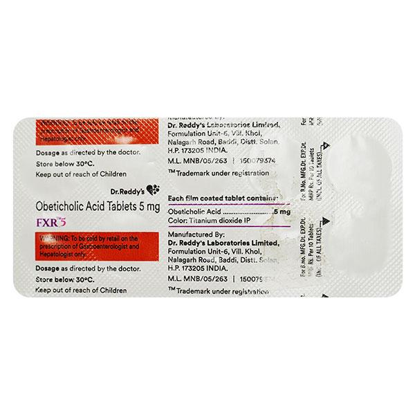 FXR 5mg Tablet 10's