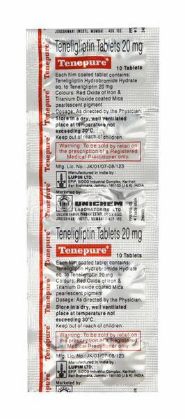 Tenepure 20mg Tablet 10'S