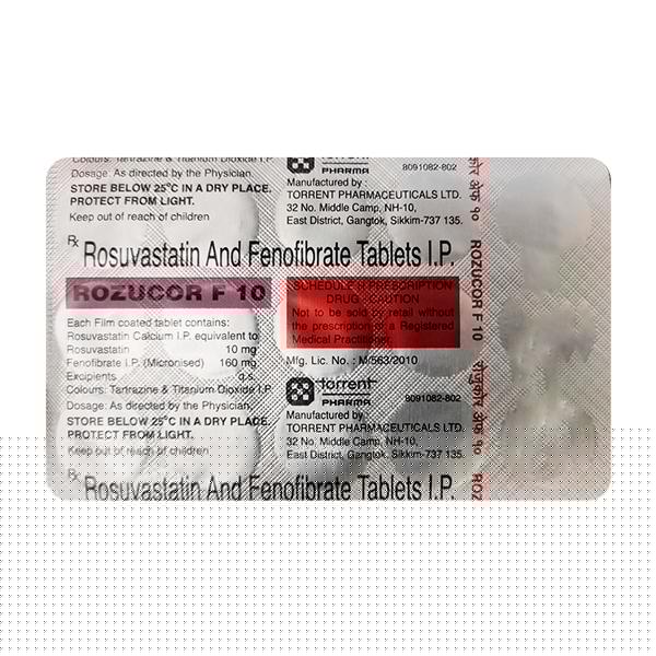 ROZUCOR F 10 Tablet 15's