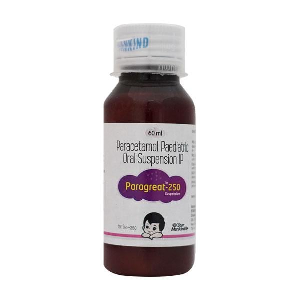 Paragreat 250mg Suspension 60ml