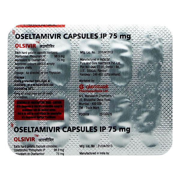 OLSIVIR 75mg Capsule 10's
