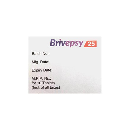 BRIVEPSY 25 Tablet 10's