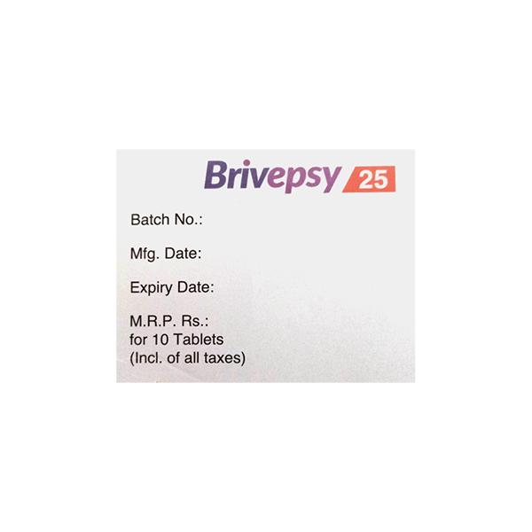 BRIVEPSY 25 Tablet 10's