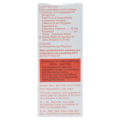 Zifi 50mg Dry Syrup 30ml