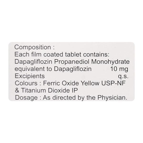 DAPAGZA 10 Tablet 15's