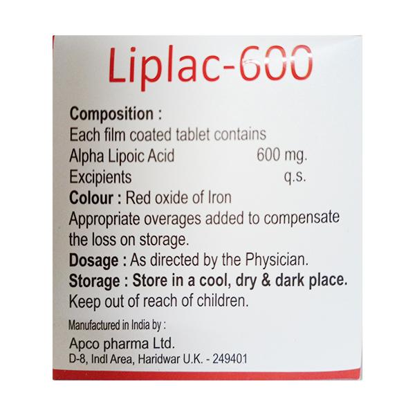 LIPLAC 600 Tablet 10's