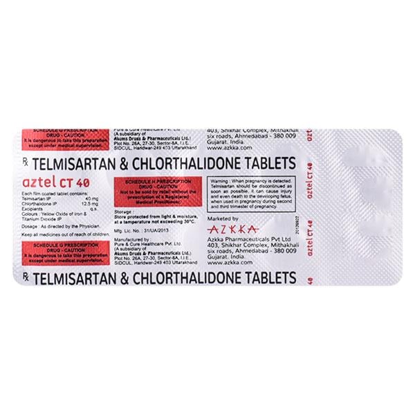 AZTEL 40mg Tablet 10's