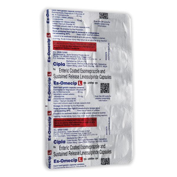 ES OMECIP L Capsule 10's