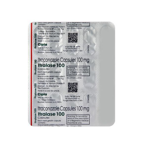 Itralase 100mg Capsule 15'S