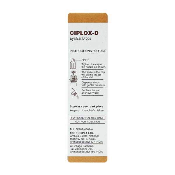 Ciplox D Eye/Ear Drops 10ml