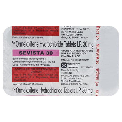 Sevista 30mg Tablet 15'S