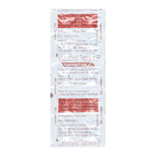 Labebet 100mg Tablet 10'S