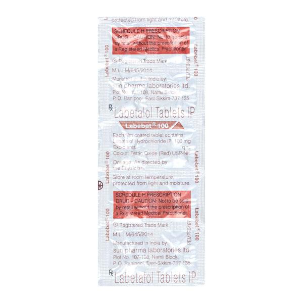 Labebet 100mg Tablet 10'S