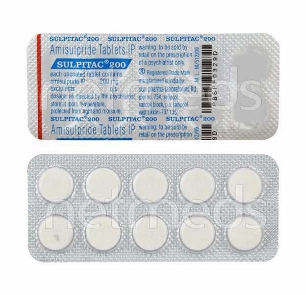 Sulpitac 200mg Tablet 10'S