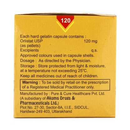 Obezita 120mg Capsule 10'S - Global Surgicals