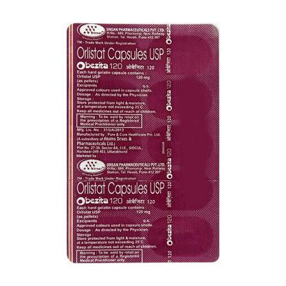 Obezita 120mg Capsule 10'S - Global Surgicals