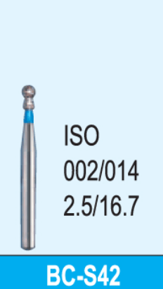 Octa Dental Ball Collar (BC) Series Short Shank Diamond Burs - Global Surgicals