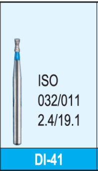 Octa Dental Double Inverted (DI) Series Regular Shank Diamond Burs - Global Surgicals