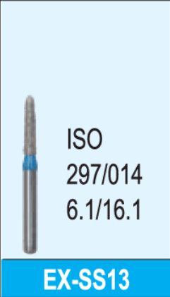 Octa Dental Extra Shape (EX) Series Super Short Shank Diamond Burs - Global Surgicals
