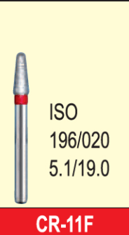 Octa Dental Inlay Prep (CR) Series Regular Shank Diamond Burs - Global Surgicals