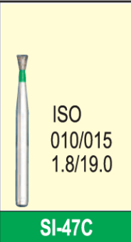Octa Dental Inverted Cone (SI) Series Regular Shank Diamond Burs - Global Surgicals