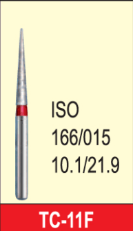 Octa Dental Taper Conical End (TC) Series Regular Shank Diamond Burs - Global Surgicals