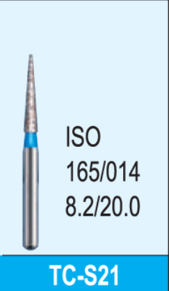 Octa Dental Taper Conical End (TC) Series Short Shank Diamond Burs - Global Surgicals
