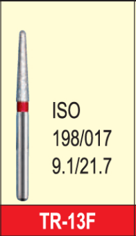Octa Dental Taper Round End (TR) Series Regular Shank Diamond Burs - Global Surgicals