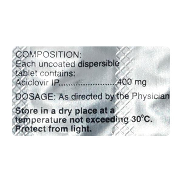 Ocuvir DT 400mg Tablet 5'S - Global Surgicals