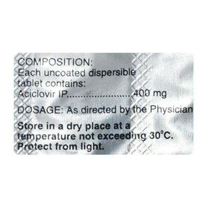 Ocuvir DT 400mg Tablet 5'S - Global Surgicals