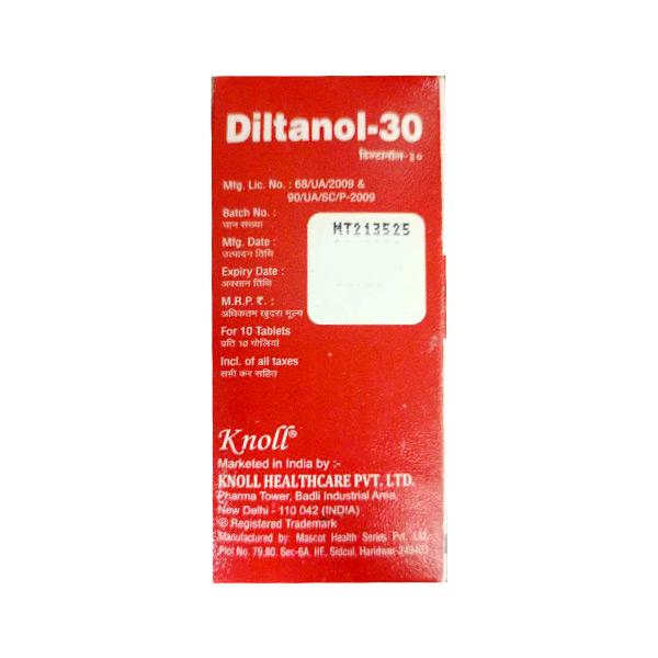 DILTANOL 30 Tablet 10's