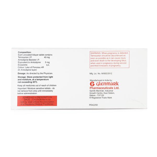 TELMA AM 40/5mg Tablet 30's