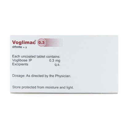 Voglimac 0.3mg Tablet 10'S