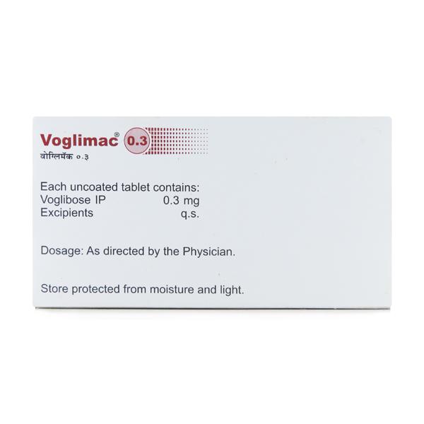 Voglimac 0.3mg Tablet 10'S