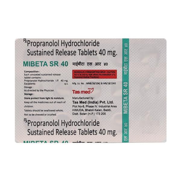 MIBETA SR 40 Tablet 15's