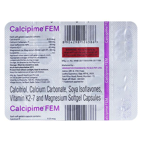 CALCIPIME FEM Softgel 10's