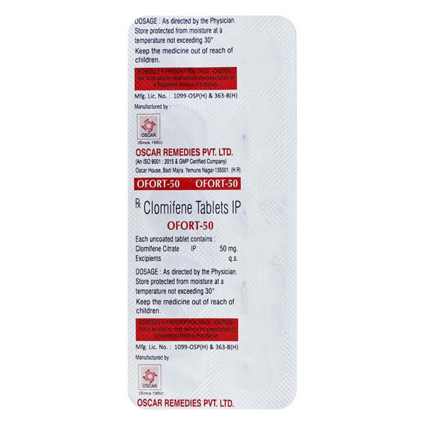 OFORT 50 MG Tablet 10's - Global Surgicals