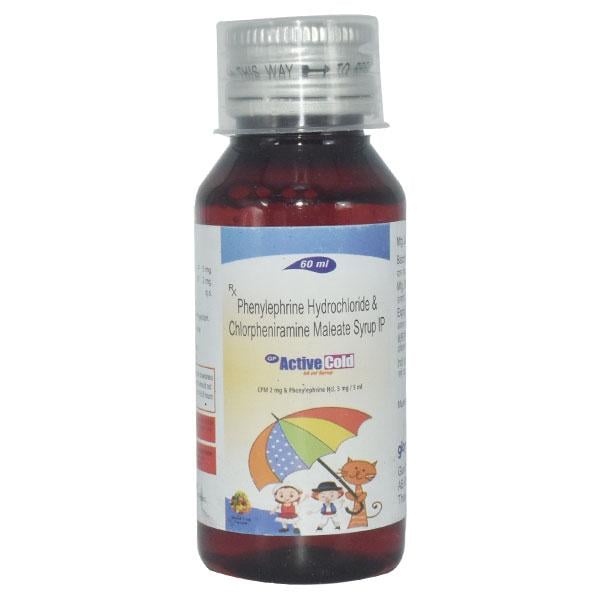 ACTIVE COLD Mixed fruit flavour Syrup 60ml