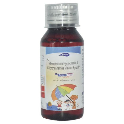 ACTIVE COLD Mixed fruit flavour Syrup 60ml