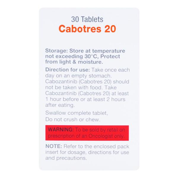 CABOTRES 20 Tablet 30's