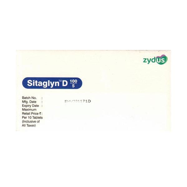 SITAGLYN D 100/5 Tablet 10's