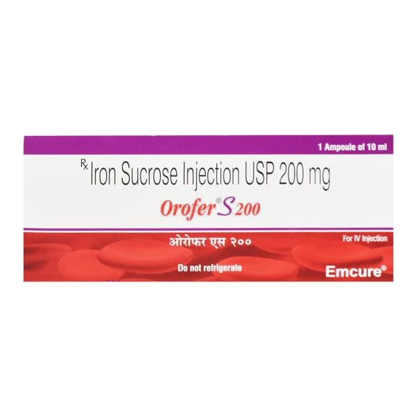 Orofer S 200mg Injection 10ml