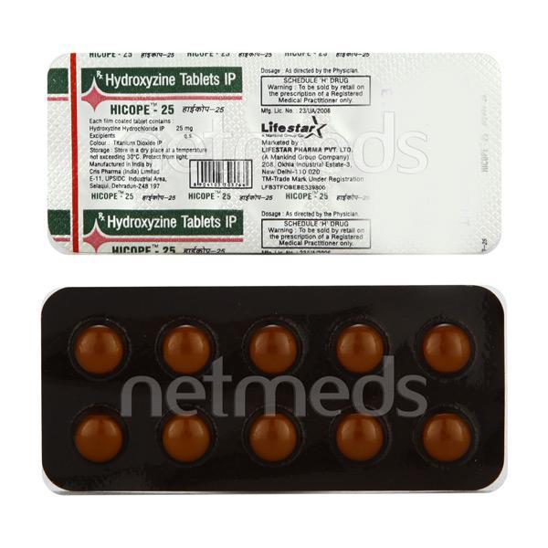 Hicope 25mg Tablet 10'S