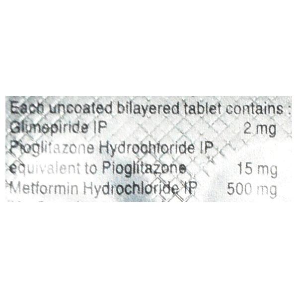 Pioplus 2mg Tablet 15'S