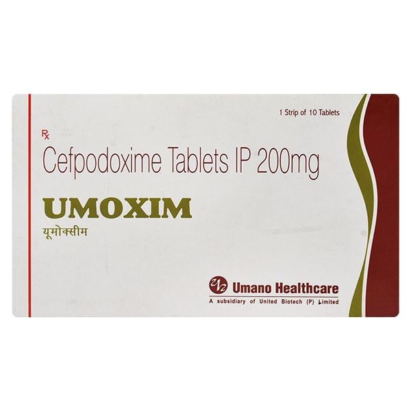 UMOXIM 200mg Tablet 10's