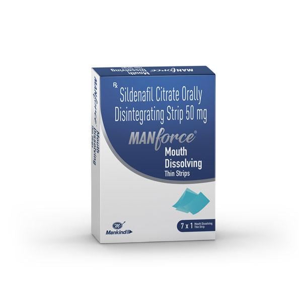 MANFORCE MOUTH DISSOLVING THIN Strips 1's