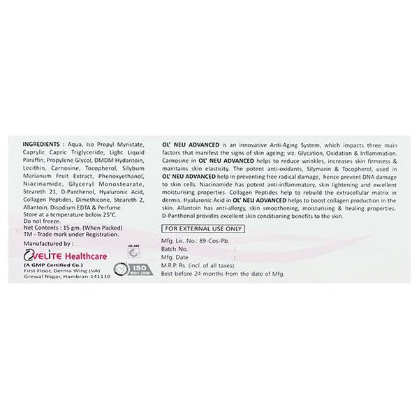 OL NEU ADVANCED Cream 15gm - Global Surgicals