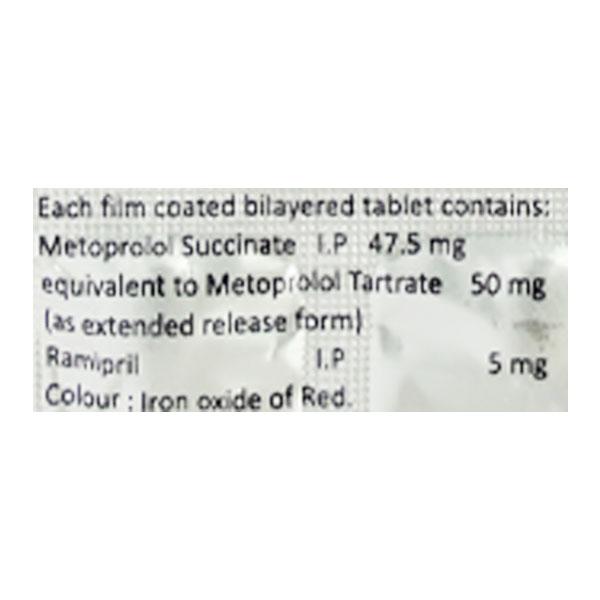 METOPIL R 50/5 Tablet 10's