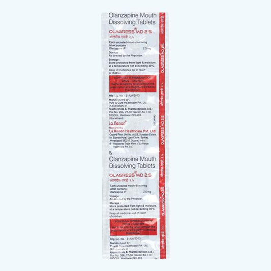 Olagress MD 2.5mg Tablet 10'S - Global Surgicals