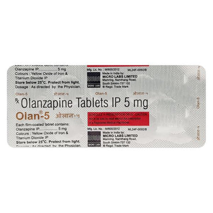 Olan 5mg Tablet 10'S - Global Surgicals